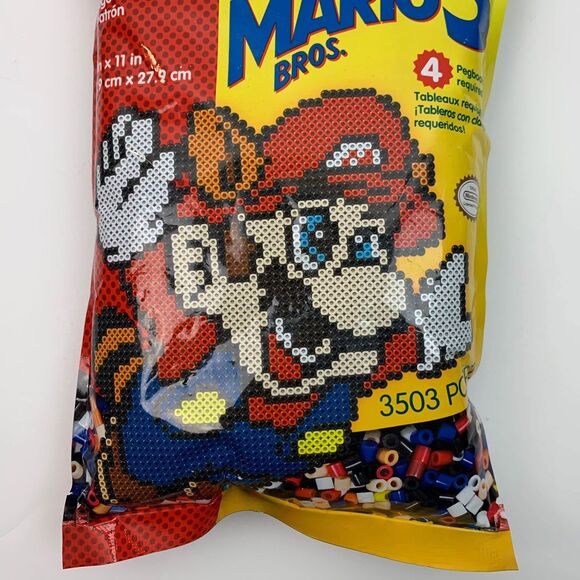 New Sealed Perler Super Mario Bros. 3 3500 beads and pattern kit - Picture 6 of 7